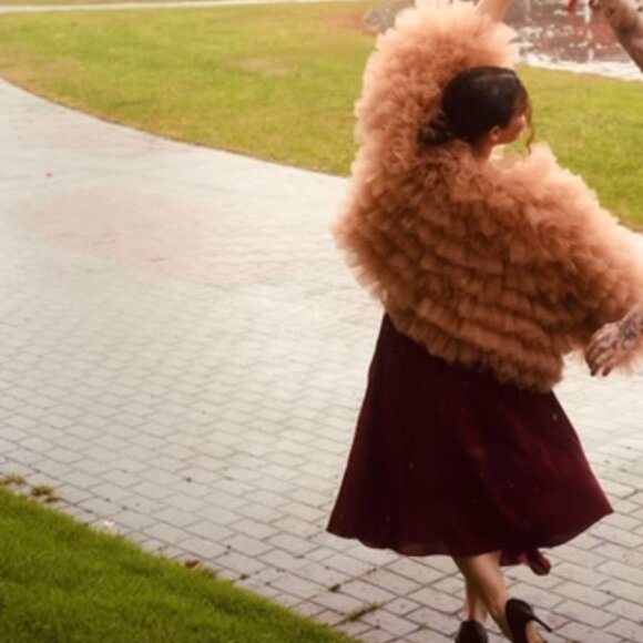 Tulle cropped jacket - Picture 5 of 7